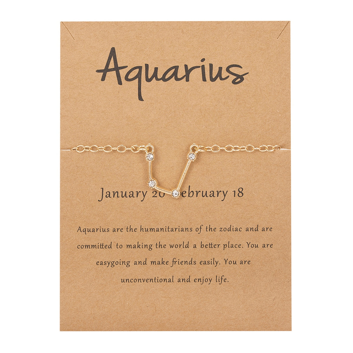 Star Zodiac Sign Bracelet