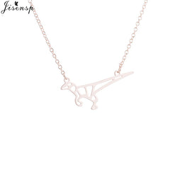 Jisensp Punk Dragon Stainless Steel Earring Trendy Small Dinosaur Stud Earrings Fashion Jewelry for Women Men Christmas Gift