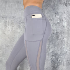 Meshy cutout leggings