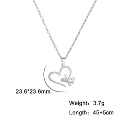 Cazador Hair Stylist Pendant Scissors Comb Chain Necklaces Stainless Steel Necklace Punk Trendy Jewelry for Women Birthday Gift