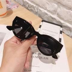 Cat eye Sunglasses Women Pink Triangle Eyeglasses