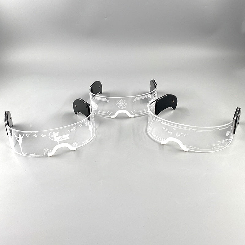 Neon Pulse LED Party Sunglasses