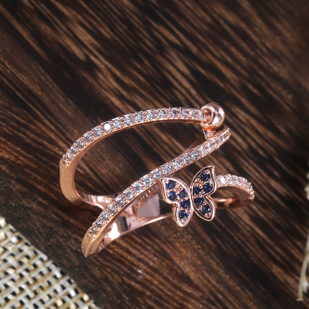 Butterfly Shaped Finger Ring