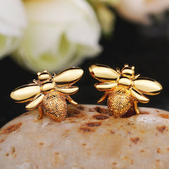 Cute Tiny Bee Earring Jewelry