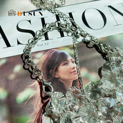 Women&#39;s evening Crystal clutch Beading Shoulder Bag Elegant Mini Hand-woven Clear HandBag Fashion Chains Wedding Crossbody Bags