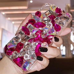 Bling Jewelled Diamond Pendant Phone Case For iPhone