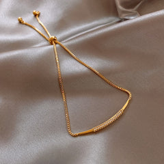 Crystal  Cubic Zirconia Pendant Bracelet
