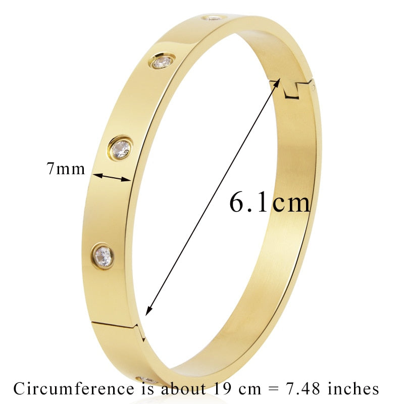 Ysolde Stainless Steel Open Bangle Collection