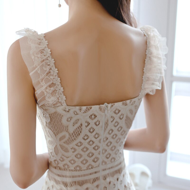 Han Queen Elegant Sexy Lace Pencil Bodycon Dress