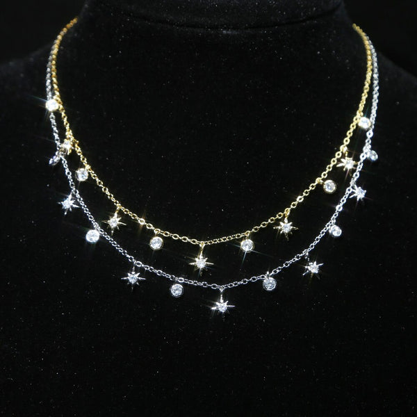 Star Charm Choker Necklace