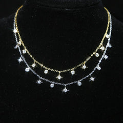 Star Charm Choker Necklace