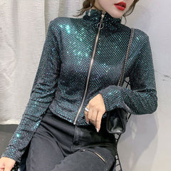 Glitter Sequined Short Jacket