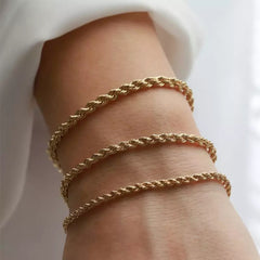 Twisted Rope Chain Bracelet