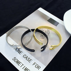 Wrench Open Bangles for Trendy Style