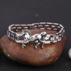 Vintage Horse Charm Bracelet