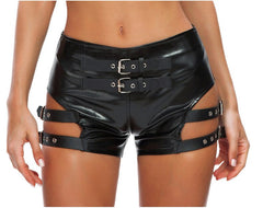 2022 New Women Sexy High Waist Hollow Out Bandage Denim Ripped Short Jeans Mini Skinny Club DJ Dance White Black