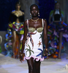 High Quality Celebrity White Sequined Cute Beading Dress Elegant Evening Party Dress Vestidos