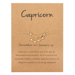 Star Zodiac Sign Bracelet