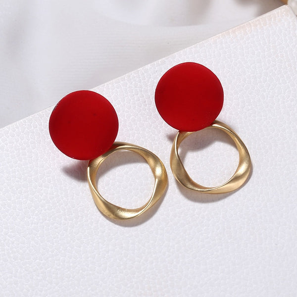 Amora Enamel Heart Stud Earring Collection