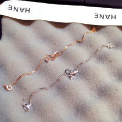 Shine Zircon Buckle Bracelet