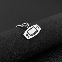 Hip Hop Game Controller Handle Stainless Steel Pendant Necklace
