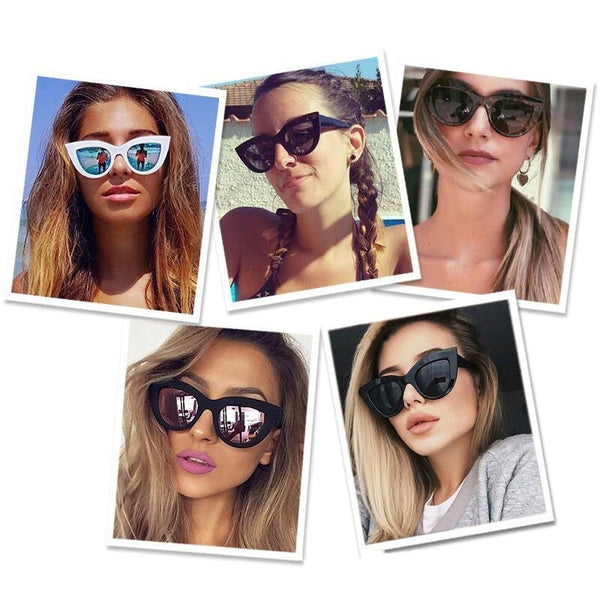 Vivienne Vintage Cat-Eye UV400 Sunglasses