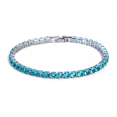 Cubic Zirconia Iced Out Chain Crystal Bracelet