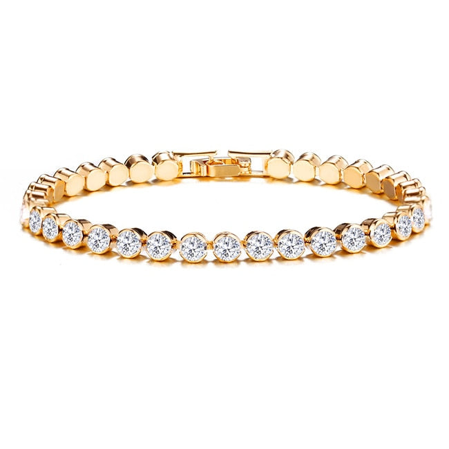 Luxury Crystal Roman Chain Bracelets Bangles Secondary image