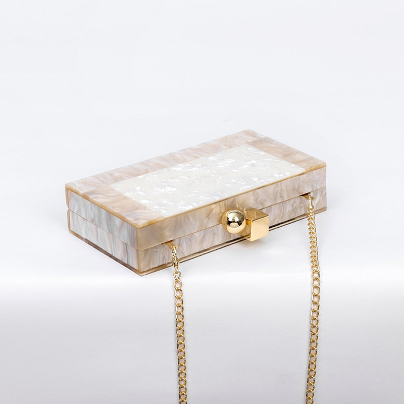 Mother of pearl clutch
