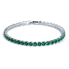 Cubic Zirconia Iced Out Chain Crystal Bracelet