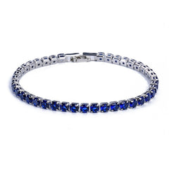 Cubic Zirconia Iced Out Chain Crystal Bracelet