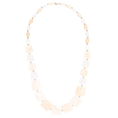 Ahmed New Maxi Statement Long Beads Necklaces Collier Fashion Spring Acrylic Geometric Pendant Collar Necklace for Women
