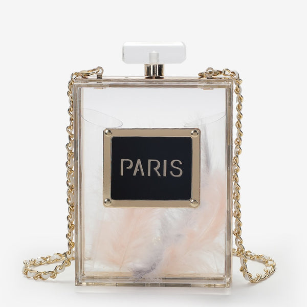 Parfum Bottle-Shaped Evening Clutch