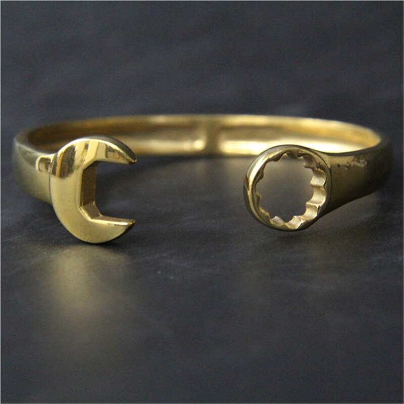 Torque Stainless Steel Wrench Bangle