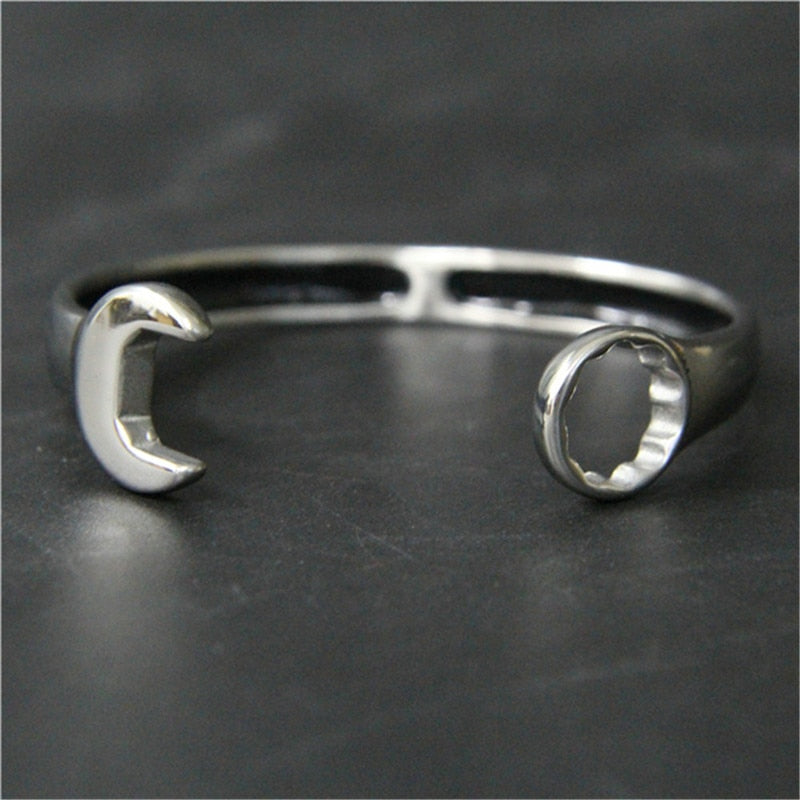 Torque Stainless Steel Wrench Bangle