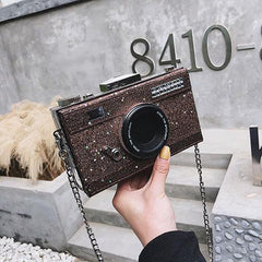 Camera clutch rhinestones