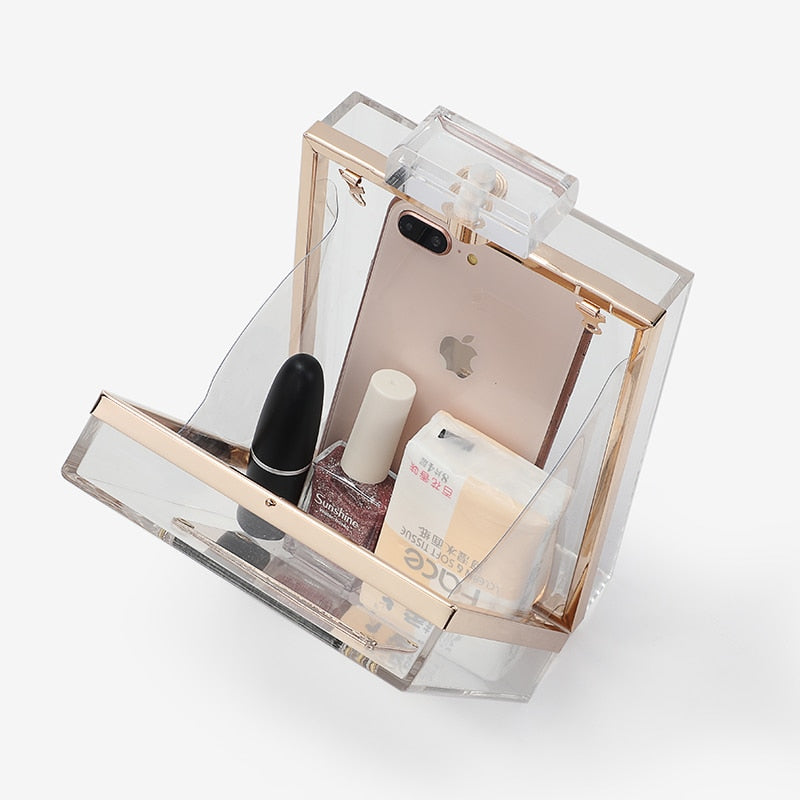 Parfum Bottle-Shaped Evening Clutch