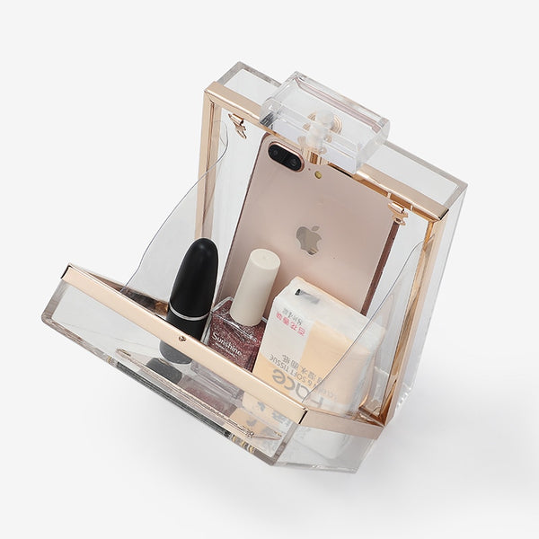 Parfum Bottle-Shaped Evening Clutch