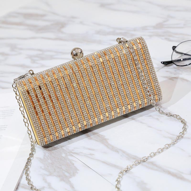 Rhinestone Blinger clutch Secondary image