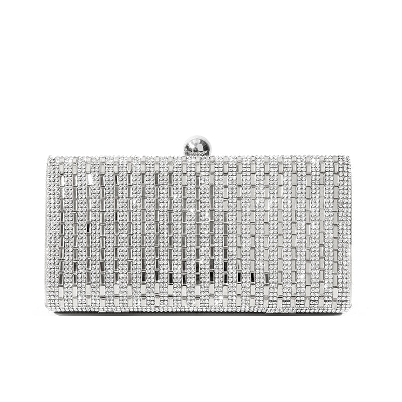 Rhinestone Blinger clutch Main image
