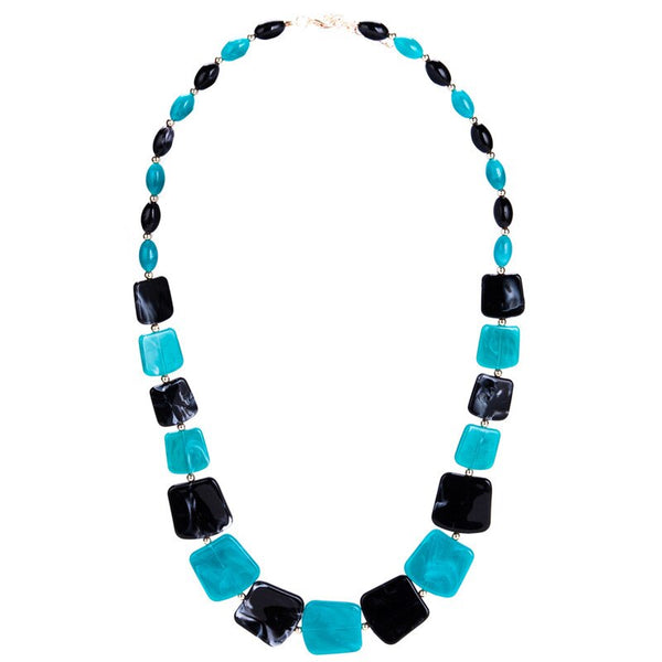 Maribel Geometric Bead Pendant Necklace