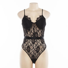 Mesh Sheer Lace Bodysuit