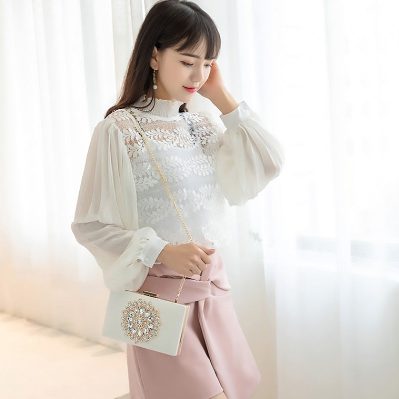 White Women Clutch Bag Wedding Clutch Purse Bridal Evening Crystal Summer Bags for Women 2020 Luxury Small Crossbody Bags ZD1333 Secondary image