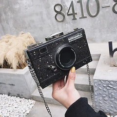 Camera clutch rhinestones
