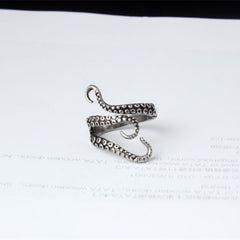 Alloy Steel Vintage Octopus Style Irregular Pattern Trendy