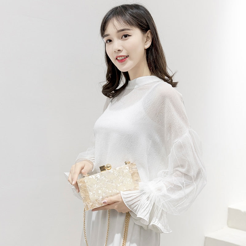 Mother of pearl clutch Secondary image