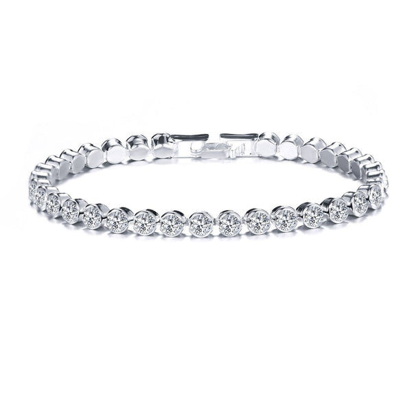 Luxury Crystal Roman Chain Bracelets Bangles