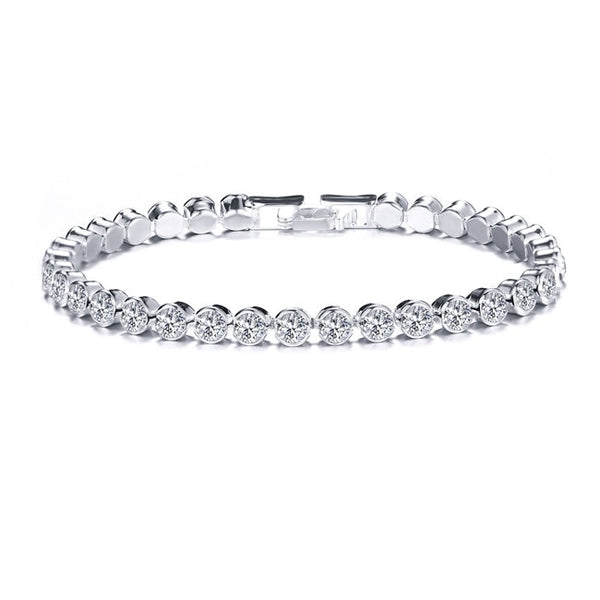 Luxury Crystal Roman Chain Bracelets Bangles
