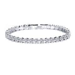 Luxury Crystal Roman Chain Bracelets Bangles