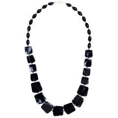 Ahmed New Maxi Statement Long Beads Necklaces Collier Fashion Spring Acrylic Geometric Pendant Collar Necklace for Women